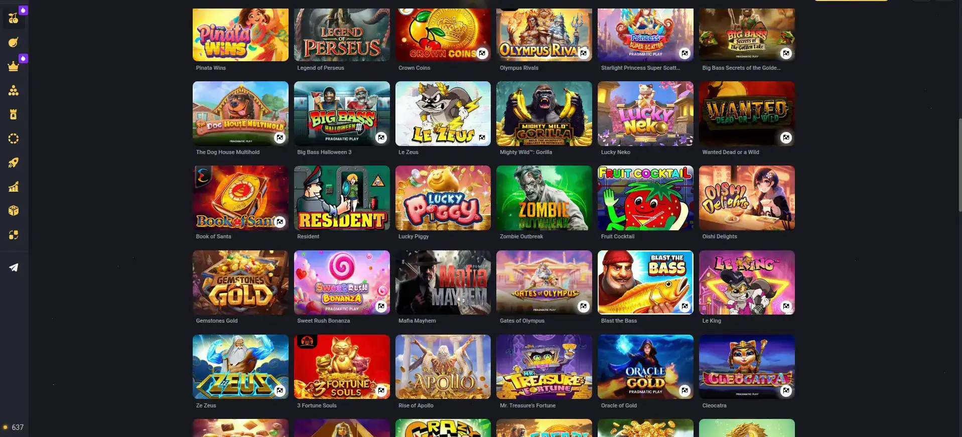 слоты Olimp casino game регистрация подарок